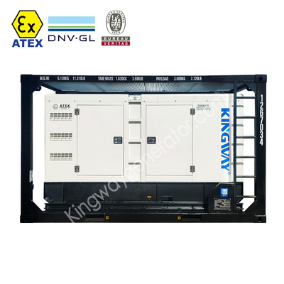 Kingway ATEX Certified Zone 2 Generator Diesel 60Hz Set Bukti Ledakan Senyap
