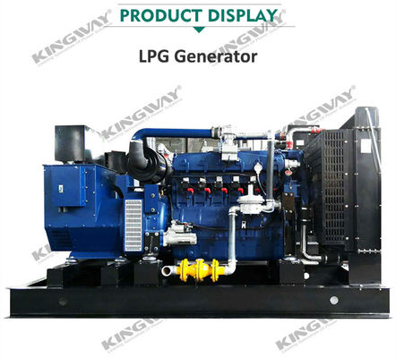 400KW  500kva Generator Generator LPG Gaya Terbuka Untuk Penggunaan Tambang