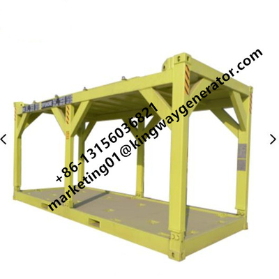 Bingkai Pengangkat Kontainer ISO 20ft 40ft 40hc Skid Offshore Dan Onshore Open