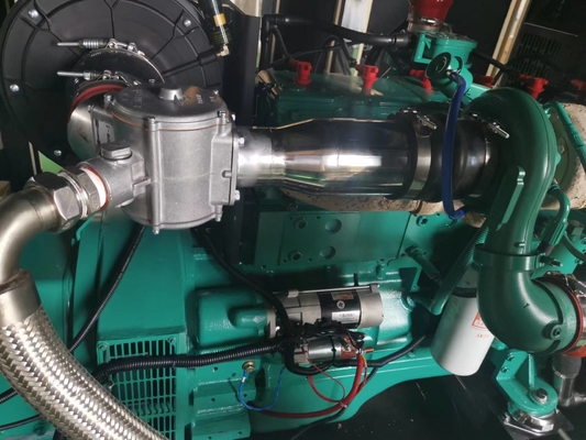 250KVA Gas Alam Cummins 200kw Generator Diam Untuk Pendingin Udara Pompa Panas Gas