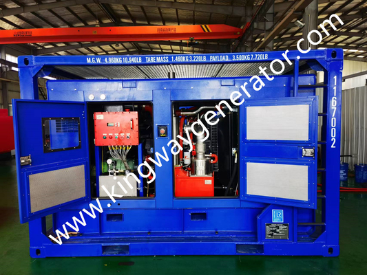 DNV 2.7-1 ATEX Zone 2 Cummins Mesin Diesel Kompresor Udara Bukti Ledakan 375CFM