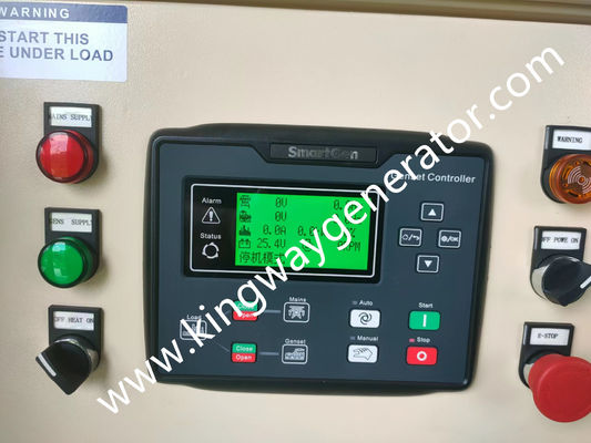 CE Kingway kualitas tinggi 90KW NG Generator Gas Alam Bertenaga konsumsi rendah Dengan Mesin