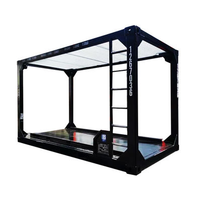 20FT DNV 2.7-1 Kontainer lepas pantai untuk platform ladang minyak gas Pengangkatan Skid Slings Sistem Starter 24V DC Electric Start