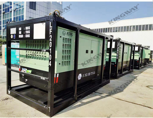 Ex-proof Mesin kompresor mobile Soundproof kompresor kompresor udara Proof ledakan