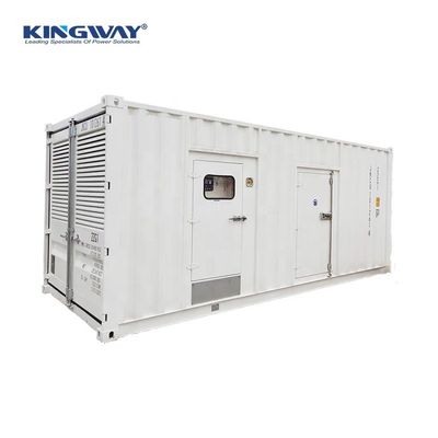 Container tipe diesel generator set kotak diam cadangan catu daya peralatan pembangkit listrik besar