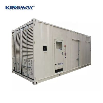 Container tipe diesel generator set kotak diam cadangan catu daya peralatan pembangkit listrik besar