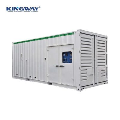 Container tipe diesel generator set kotak diam cadangan catu daya peralatan pembangkit listrik besar