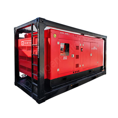 Atex Zona 2 Proof Ledakan 60kva 1250KVA Produsen langsung Generator Diesel bidang minyak &amp; gas DNV2.7-1 frame angkat Cina