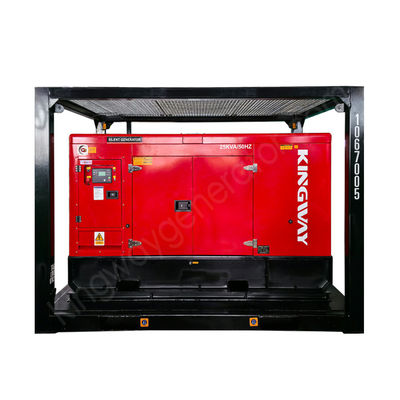Atex Zone 2 Ledakan-Bukti 60kva 1250KVA Rig Aman Generator Diesel dengan untuk bidang minyak &amp; gas dengan rangka angkat DNV2.7-1