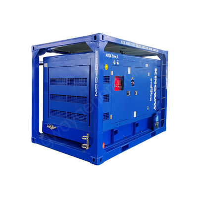 ATEX Zone 2 3 Phase Offshore Oil Gas Field Diesel 425CFM tahan ledakan Kompresor udara bertenaga diesel untuk platform