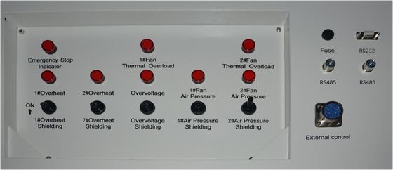600kw 400v 50hz3 Fase 4 Wire Resistive Load Bank untuk pengujian generator