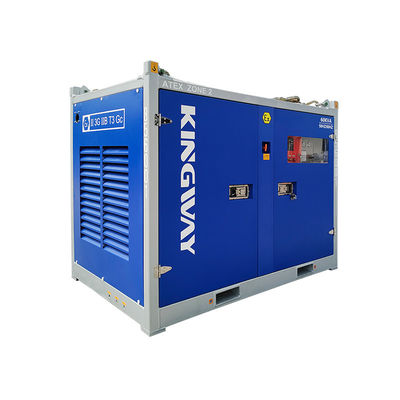 ATEX Zona II 3 Fase Oil Gas Field Diesel Generator Set 60KVA mesin terintegrasi kerangka generator diesel tahan ledakan