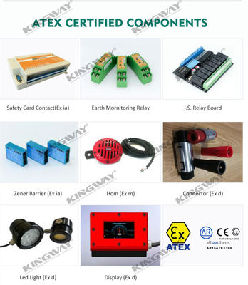 Pasokan 20kva 16kw 400v 50hz 3 fase 4 kabel atex bersertifikat zona tahan ledakan 2 generator