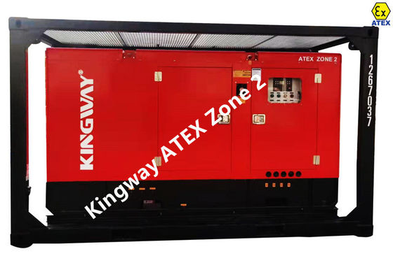Rigsafe Explosion Proof Atex Zona I Zona II Generator Diesel untuk industri pertambangan platform lepas pantai dengan rangka angkat DVN