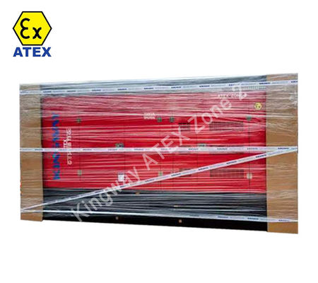 OEM Disesuaikan ATEX 3phase 200kw zona2 set generator diesel tahan ledakan DNVGL 2.7-1 skid frame platform mesin layanan