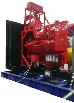 60 kva Atex Zona 2 IIB Suhu T3 Generator Diesel Alternator IP55 Proof Ledakan dengan DNV 2.7-1 Offhore Container