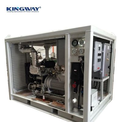 20KVA Zona II Proof Explosion Generator Diesel diam Dipasang dalam DNV 2.7-1 untuk ladang minyak &amp; gas lepas pantai