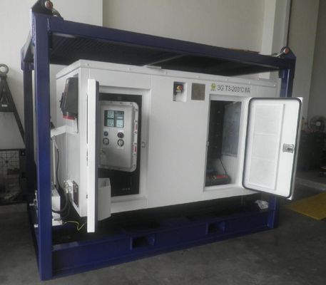 20KVA Zona II Proof Explosion Generator Diesel diam Dipasang dalam DNV 2.7-1 untuk ladang minyak &amp; gas lepas pantai