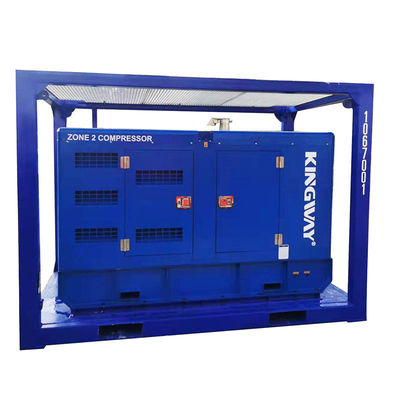 Sertifikasi ATEX 3phase 200kw 250kva zone2 set generator diesel tahan ledakan DNVGL 2.7-1 skid frame platform service engine
