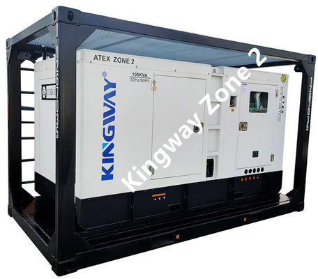 Atex Zona 1 Zona 2 Ledakan-Bukti 150kva diesel generator dengan frame angkat DNV2.7-1 dengan untuk platform minyak &amp; gas