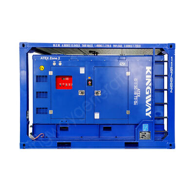185CFM 6.9Bar Proof Explosion ATEX Zona 2 Mesin Diesel Sullair Compressor dengan DNV2.7-1 Lifting Frame