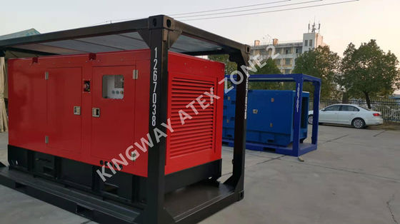150KVA ATEX Zona 2 T3 Ledakan Proof Generator Diesel DNV Lifting Frame