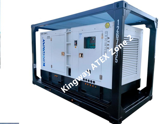 ATEX Zone 2 Explosion Proof Kompresor Udara Mesin Diesel 186CFM 100 Psi