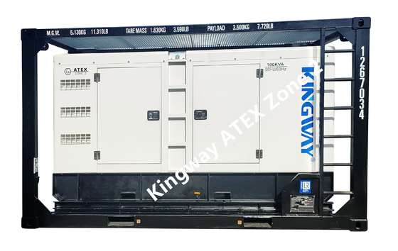 ATEX Kingway Zone 2 Altas Copco Air Compressor 186CFM 100 Psi for offshore oil fields