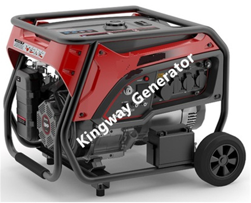 Generator Diam Generator Portabel Warna Oranye Set 8KVA 12Hp
