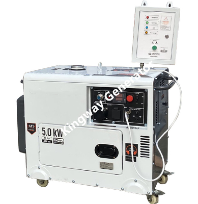 Generator Diam Generator Portabel Warna Oranye Set 8KVA 12Hp