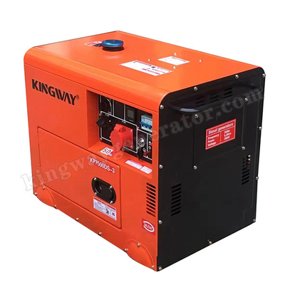 Sertifikasi ROHS Genset Portabel 12KW Mudah Dibawa Untuk Penggunaan Di Rumah