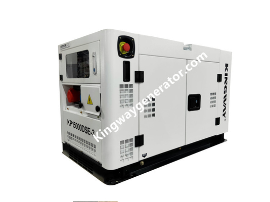 Generator Diam Generator Portabel Warna Oranye Set 8KVA 12Hp