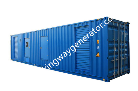 750KVA 600KW Containerization Silent  Diesel Generator Untuk Konstruksi