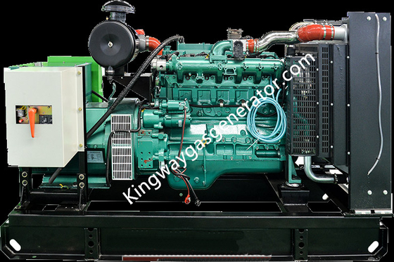 125kva 100KW Tiga Fase Generator Gas Yuchai Generator Set Untuk Penggunaan Tambang