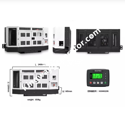 20KVA 16KW Perkins Engine Reefer Generator Set Untuk Pendinginan Stroge Truck