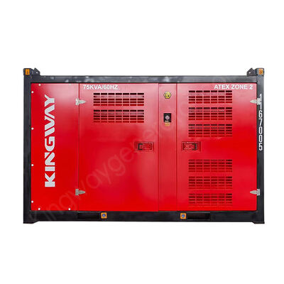 Genset Mesin Diesel ATEX Zone 2 Tahan Ledakan 75kVA dengan Rangka Pengangkat DNV2.7-1