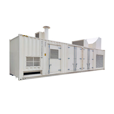1MW 1000KW Gas Genset Tipe Kontainer Sistem CHP Opsional Set Generator Gas Alam Senyap