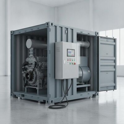 Generator Set Diesel Laut Senyap Kontainer ISO 20ft 800kW 1000kVA dengan Pengontrol ATS SmartGen