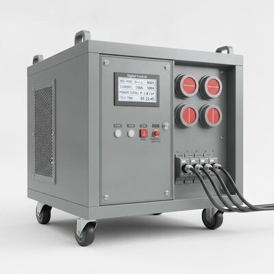 Sistem Uji Generator UPS Kontrol Digital Bank Beban Resistif Kapasitif 3 Fasa RCD Portabel 100kW