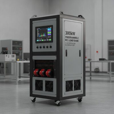 300kW Programmable RCL Resistive Inductive Capacitive Load Bank dengan layar sentuh